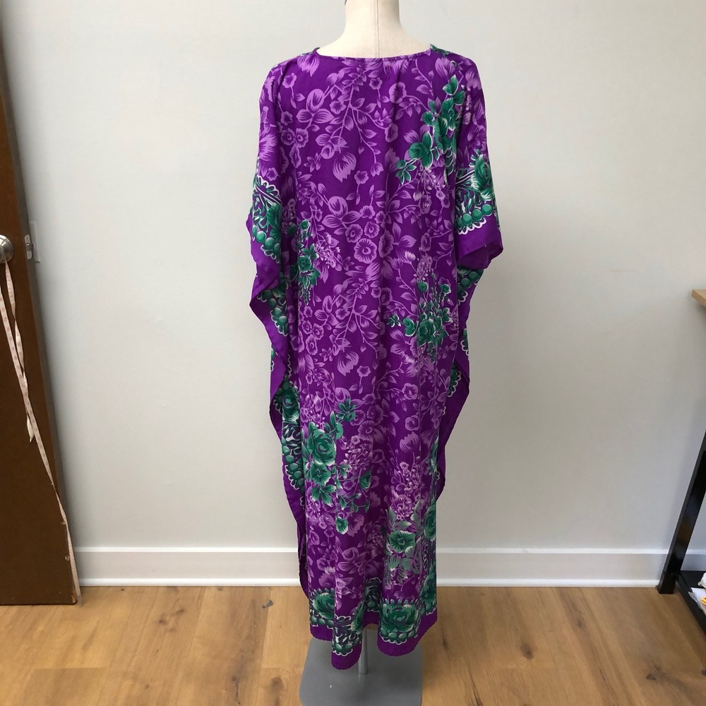 Miss Lavish London Kaftan Dress Lot Womens 20-24 Plus Black Red Floral Kimono - Picture 16 of 16